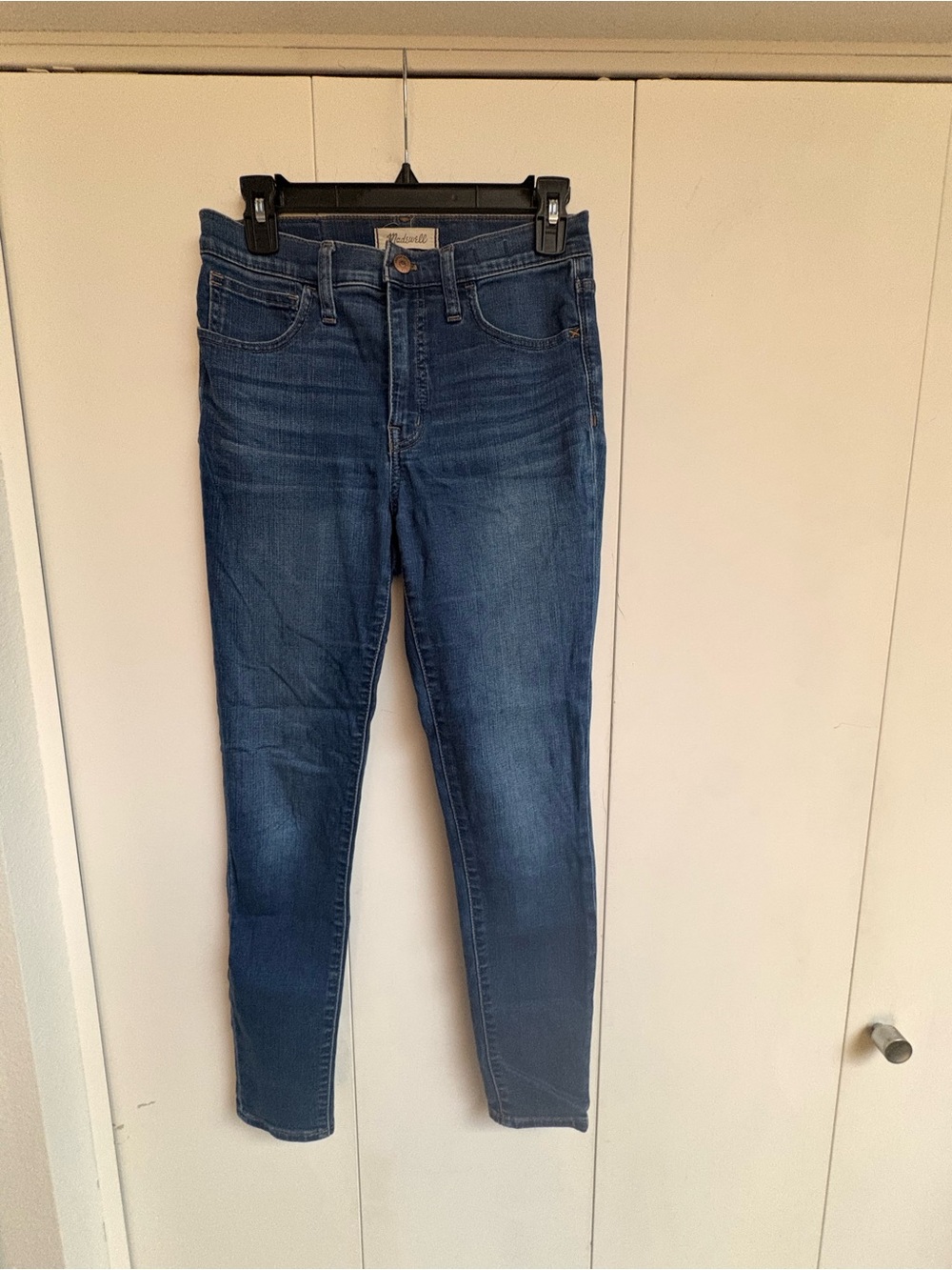 Madewell Skinny Jeans in Dark Blue Wash